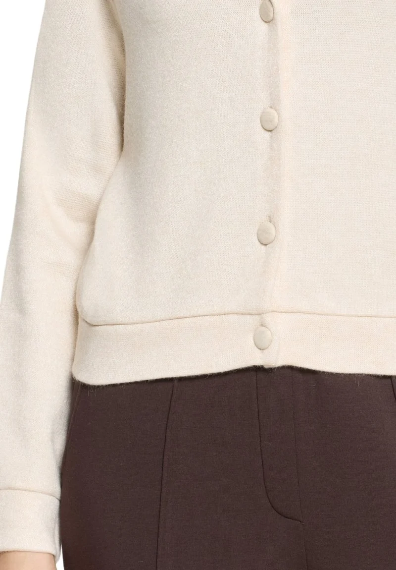 Cartoon Shirt Jacke Kurz 1/1 Arm Hellbeige Meliert