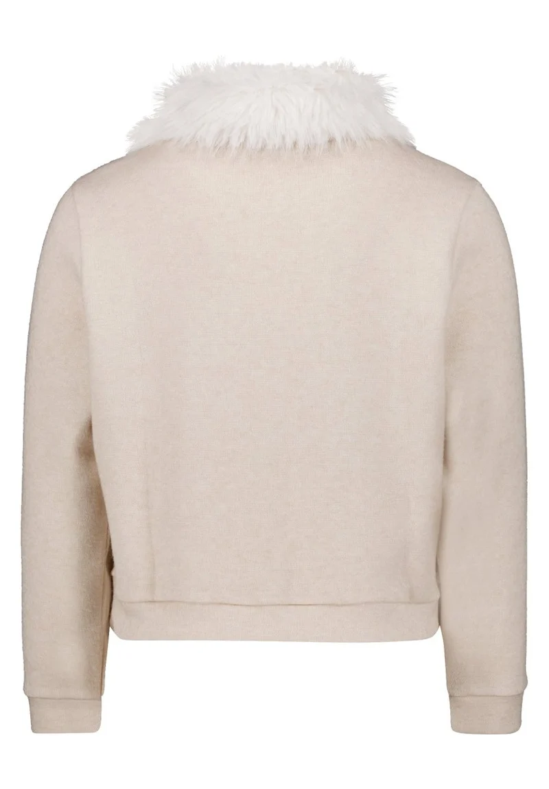 Cartoon Shirt Jacke Kurz 1/1 Arm Hellbeige Meliert