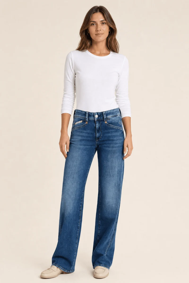 Herrlicher Jeans Prime New Recycled Denim Light in der Farbe Ocean Fade