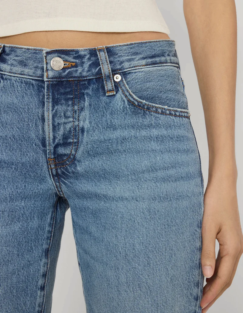 Low Rise Wide-Leg Jeans The Gray
