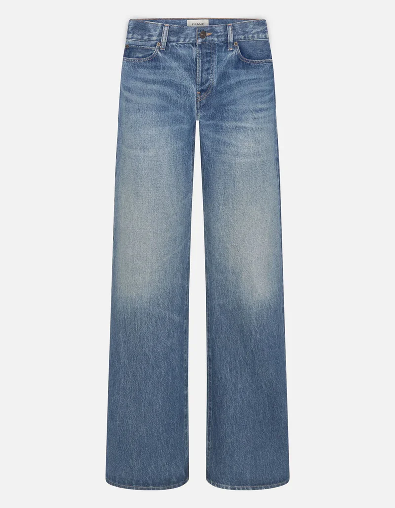Low Rise Wide-Leg Jeans The Gray