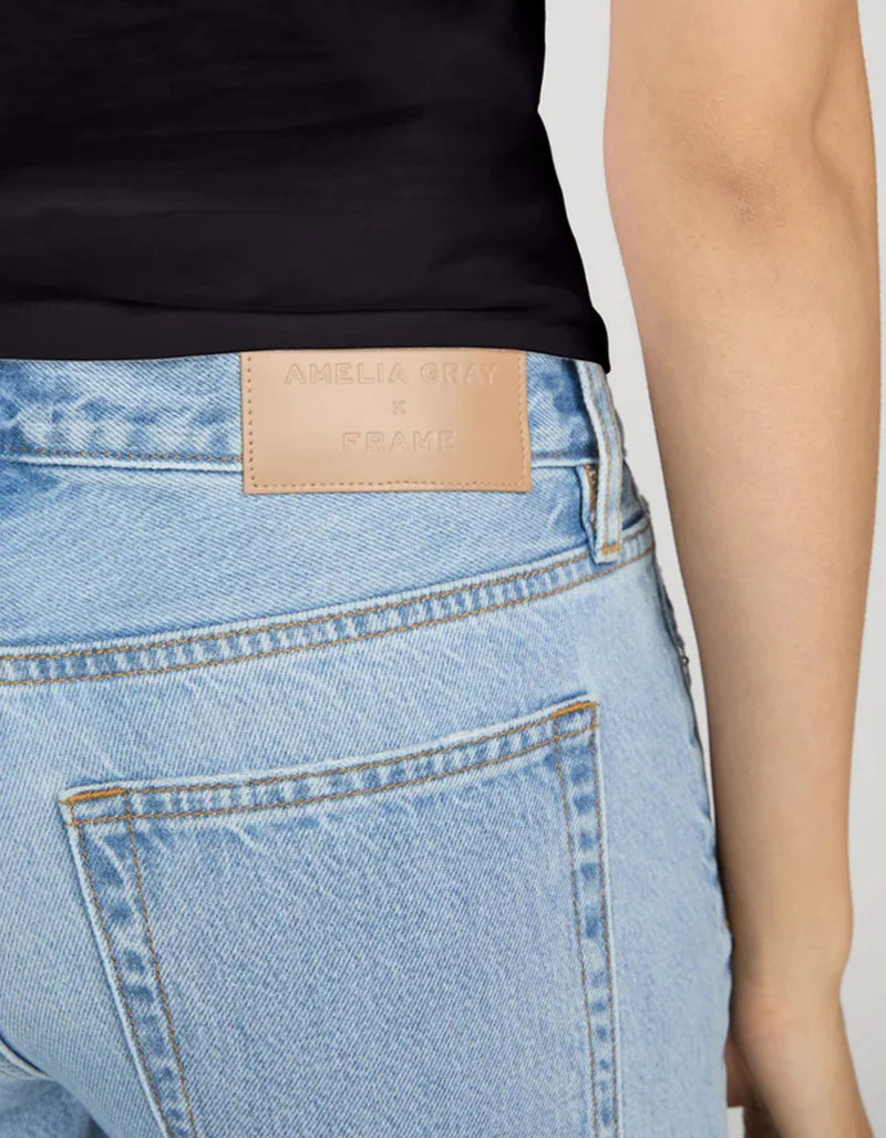 Low Rise Wide-Leg Jeans The Gray