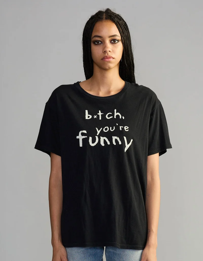 Bedrucktes T-Shirt Boy T mit Kaschmir-Anteil