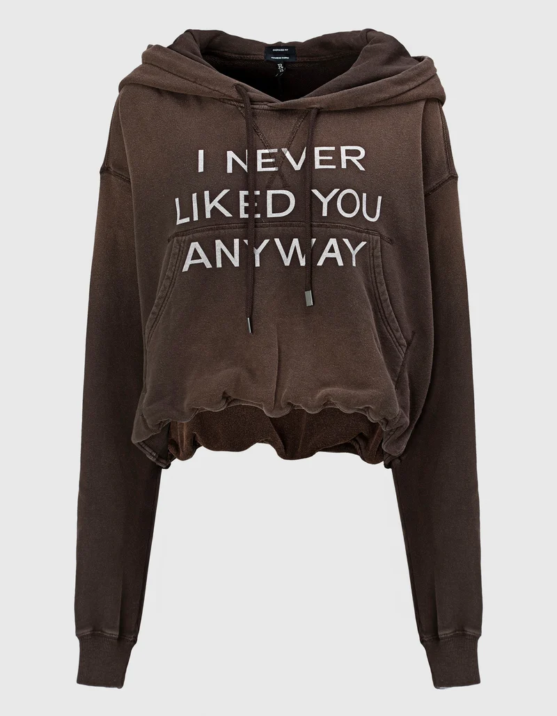 Bedruckter Cropped-Hoody Balloon