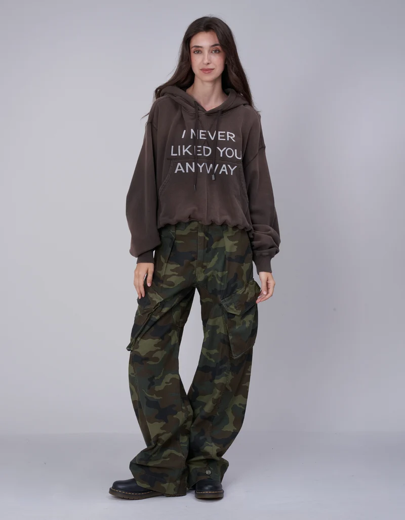 Bedruckter Cropped-Hoody Balloon