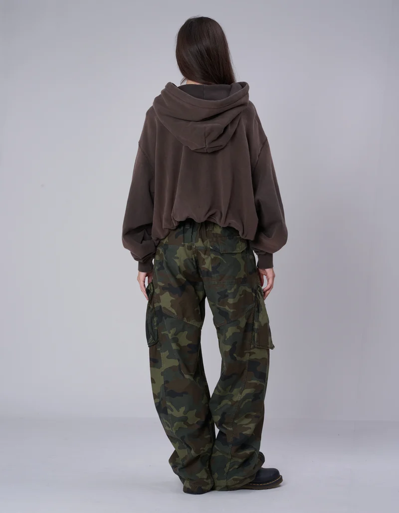 Bedruckter Cropped-Hoody Balloon