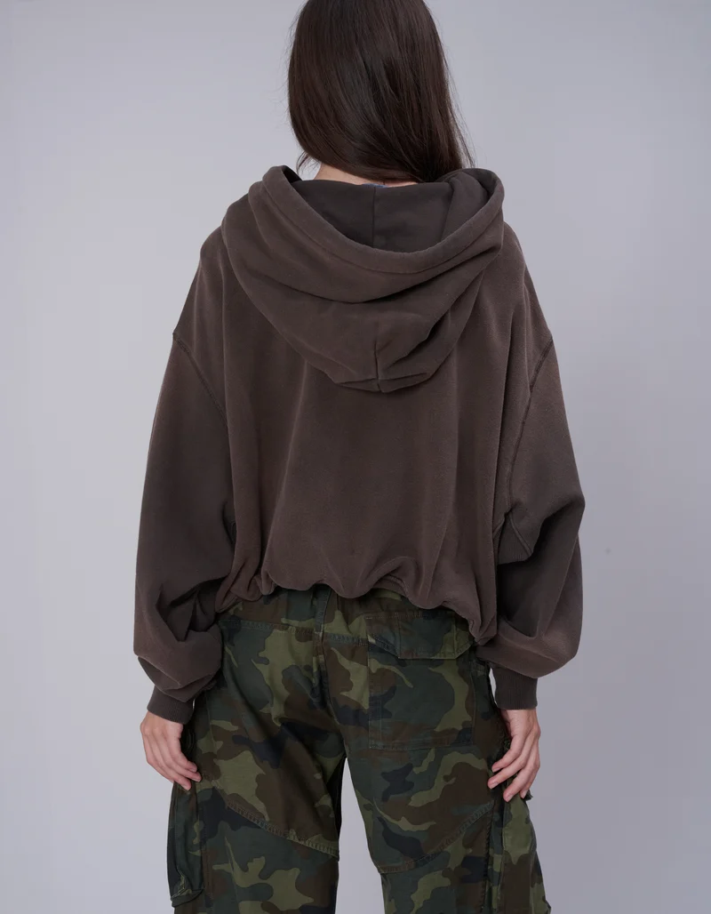 Bedruckter Cropped-Hoody Balloon
