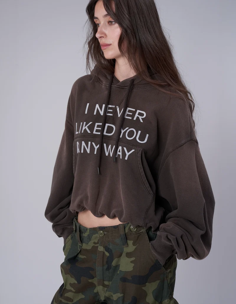 Bedruckter Cropped-Hoody Balloon