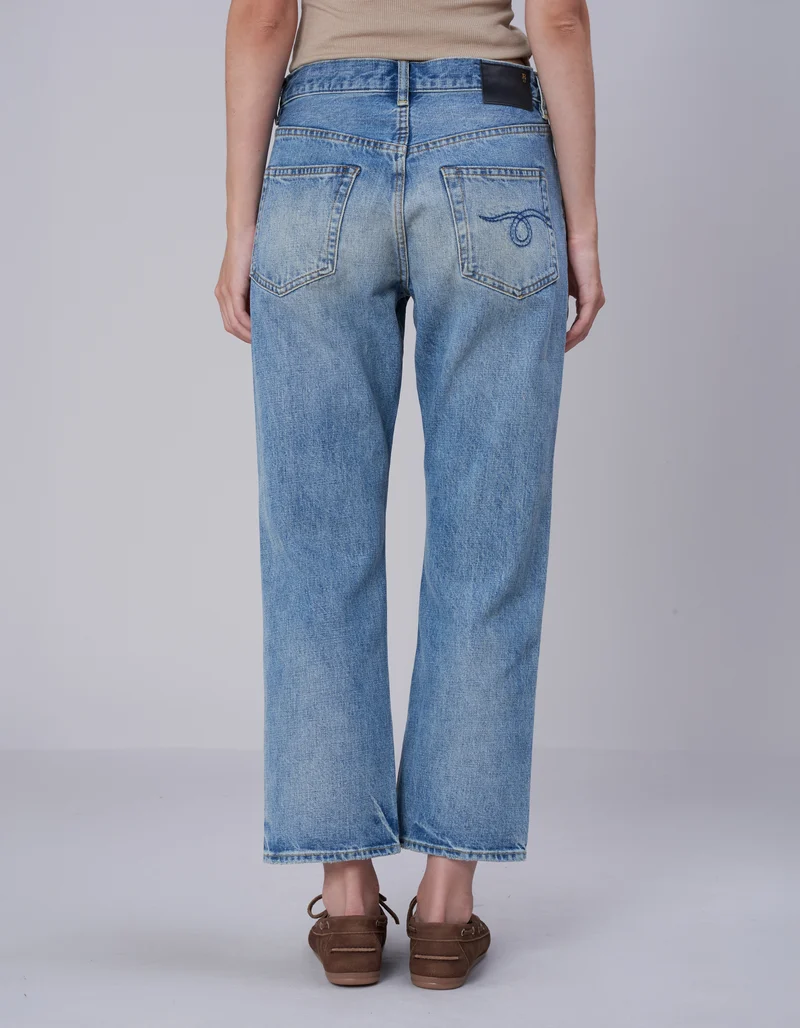 Straight-Leg-Jeans Romeo im Washed-Out-Look