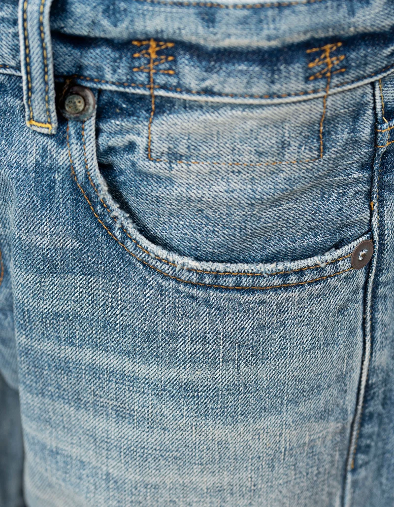 Straight-Leg-Jeans Romeo im Washed-Out-Look