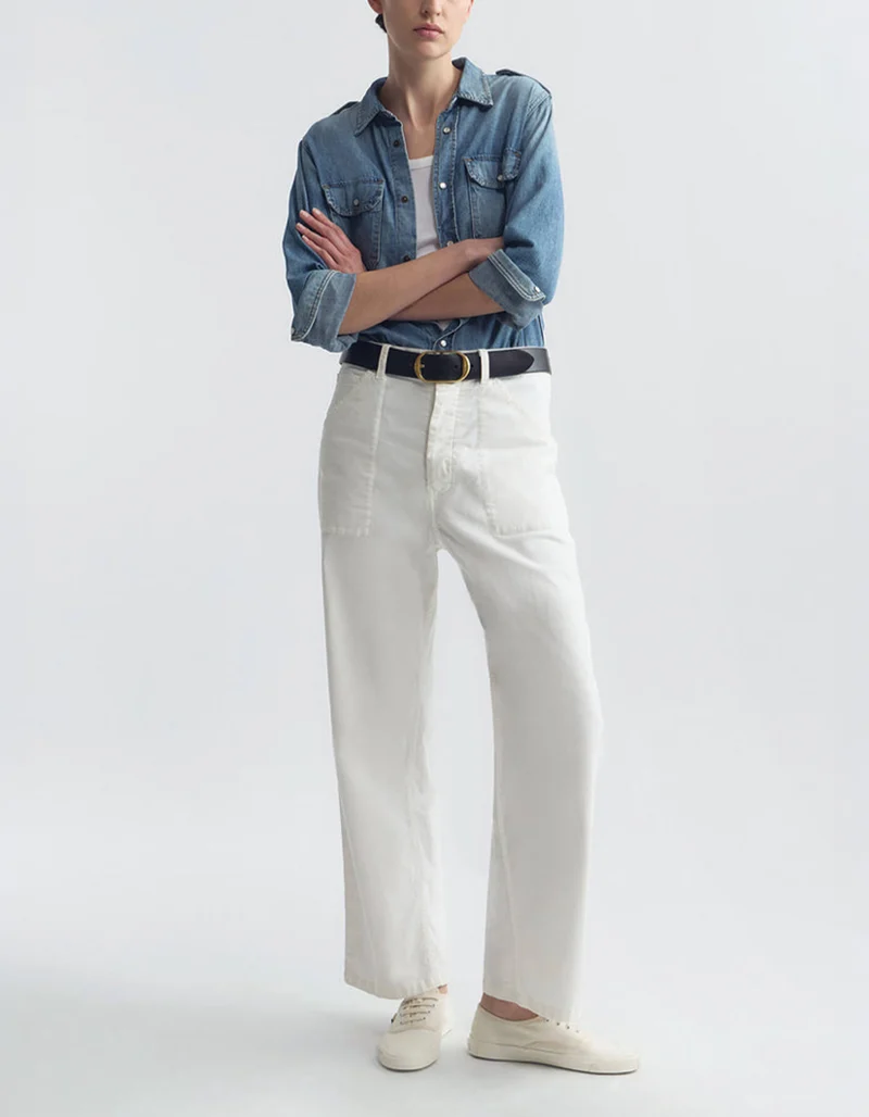 High-Rise Relaxed-Fit Hose Whitney