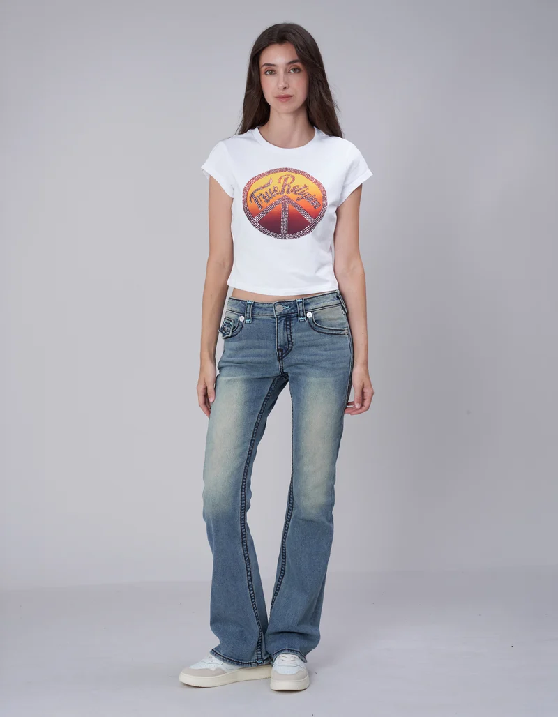 Mid Rise Bootcut-Jeans Becca