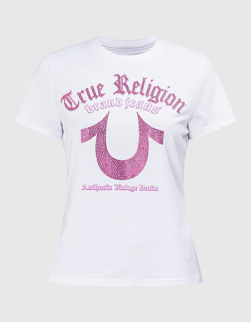 T-Shirt Crystal mit Strassverzierung