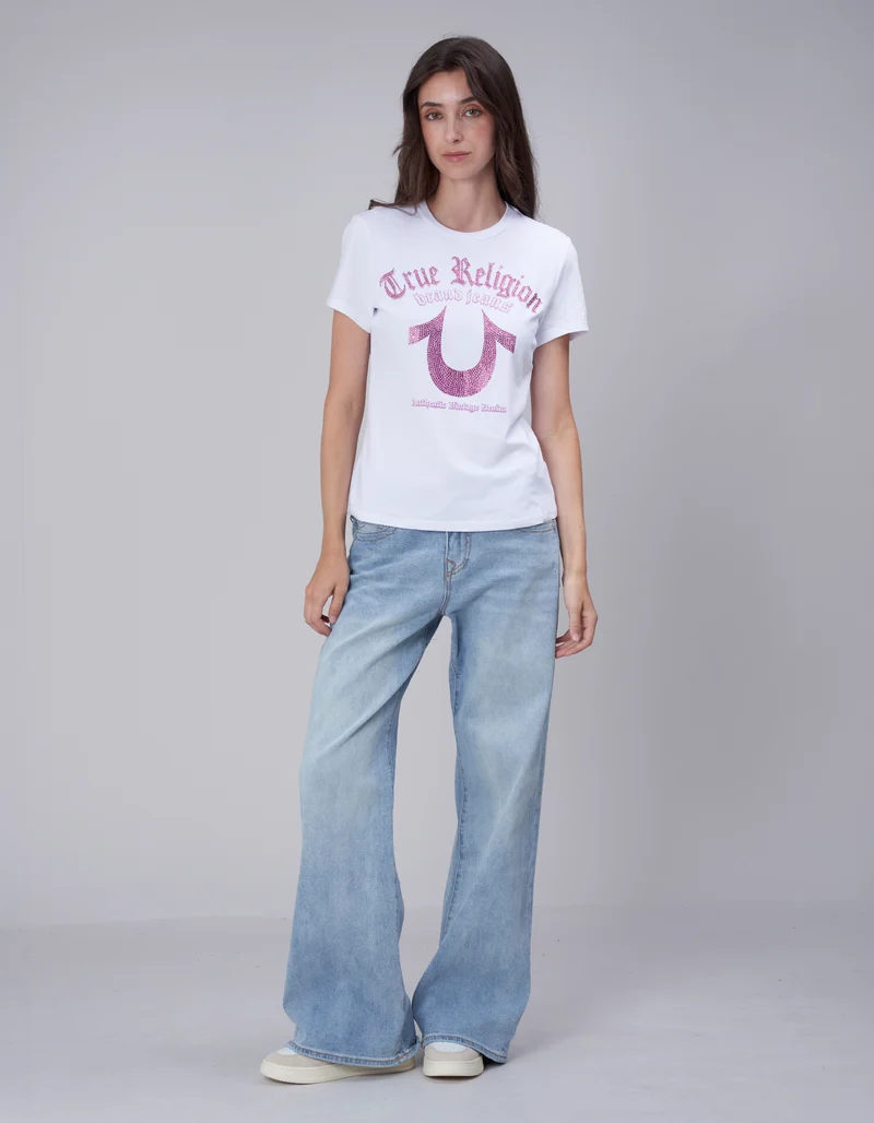 T-Shirt Crystal mit Strassverzierung