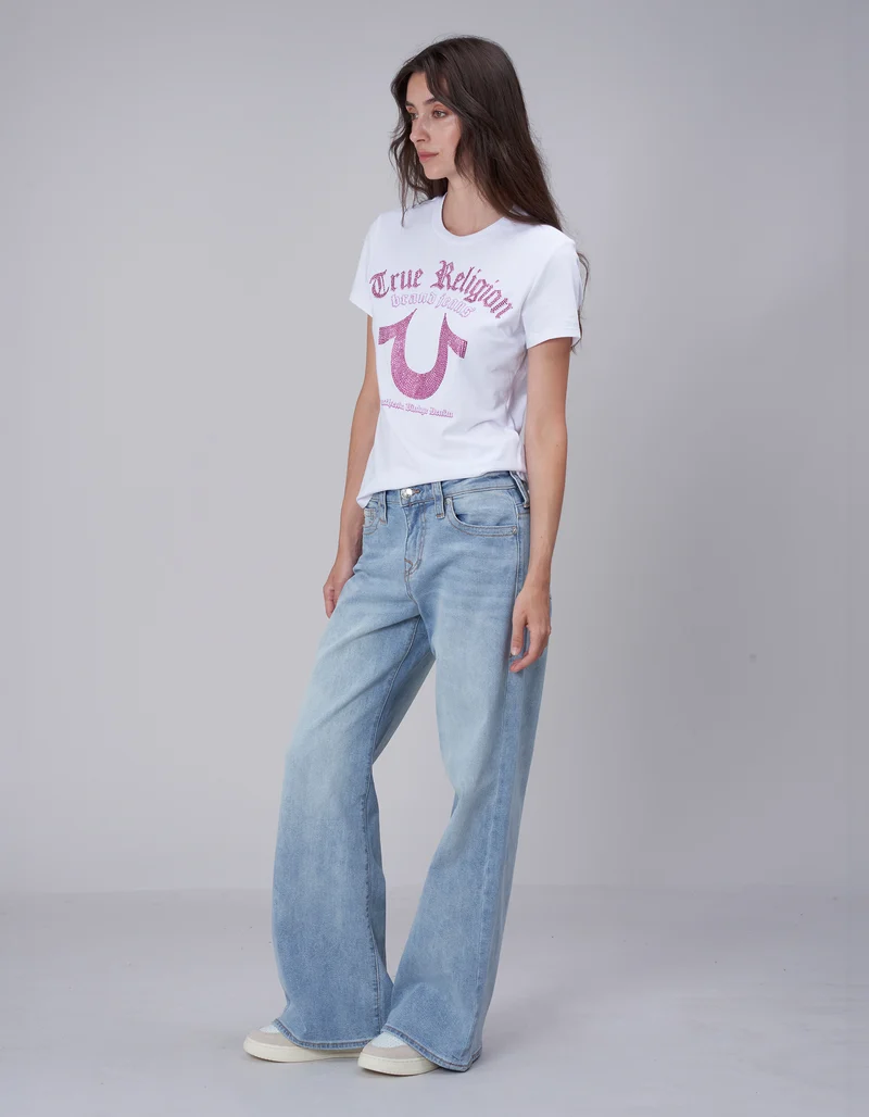 T-Shirt Crystal mit Strassverzierung