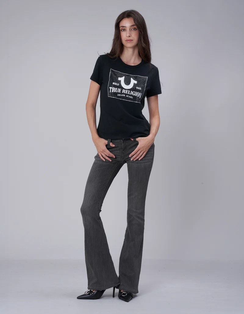 T-Shirt Crystal mit Strass-Verzierung