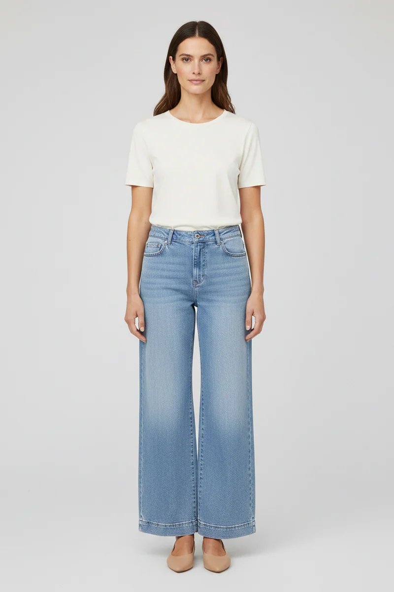 Cartoon Hose Jeans 1/1 Länge Middle Blue Denim