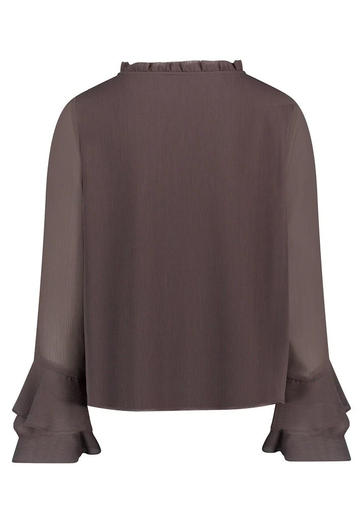 Cartoon Bluse Kurz 1/1 Arm Black Coffee