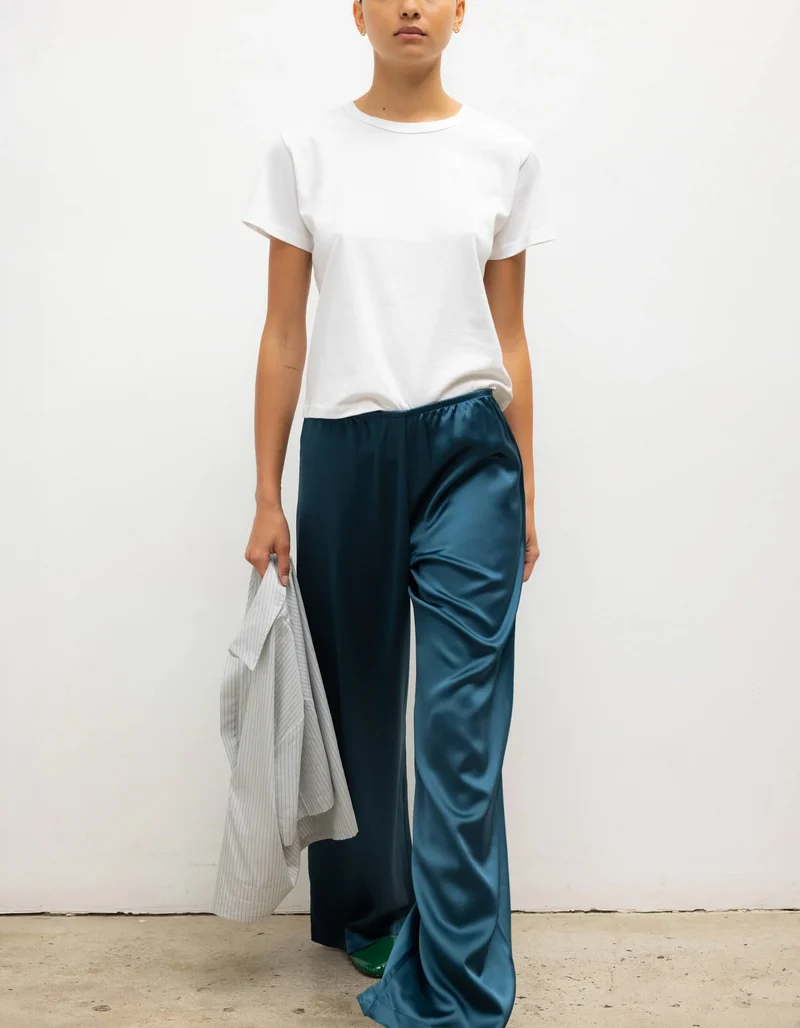 Baumwoll-T-Shirt The Margo mit Rundhalsausschnitt