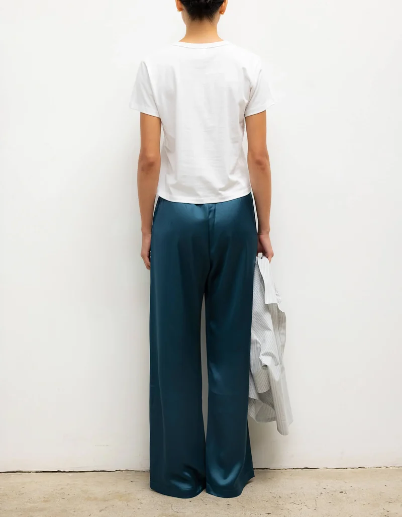 Baumwoll-T-Shirt The Margo mit Rundhalsausschnitt