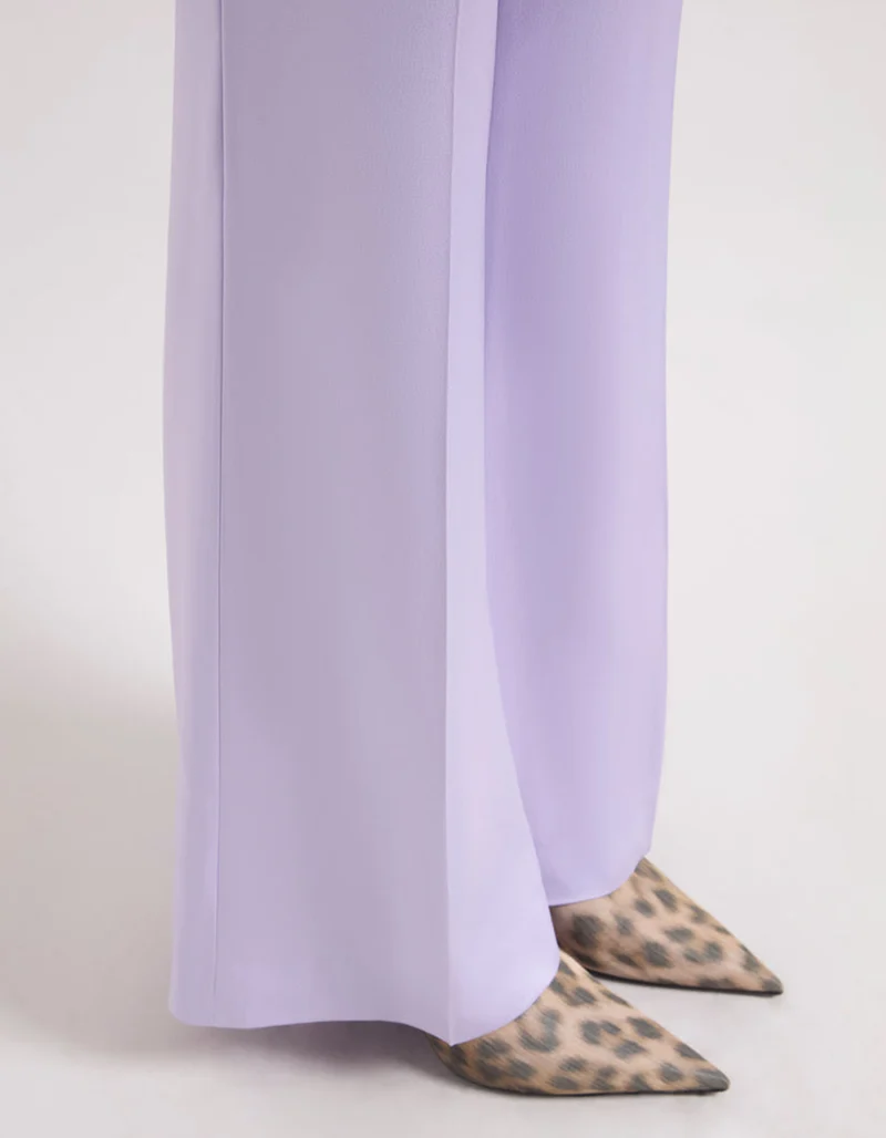 Flare-Leg Satin-Hose