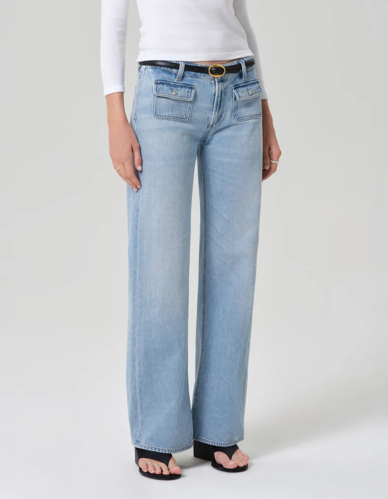 Wide-Leg Jeans Nora Patch
