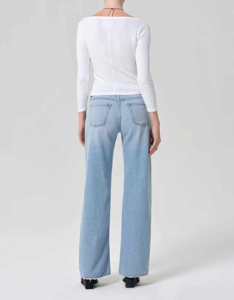 Wide-Leg Jeans Nora Patch