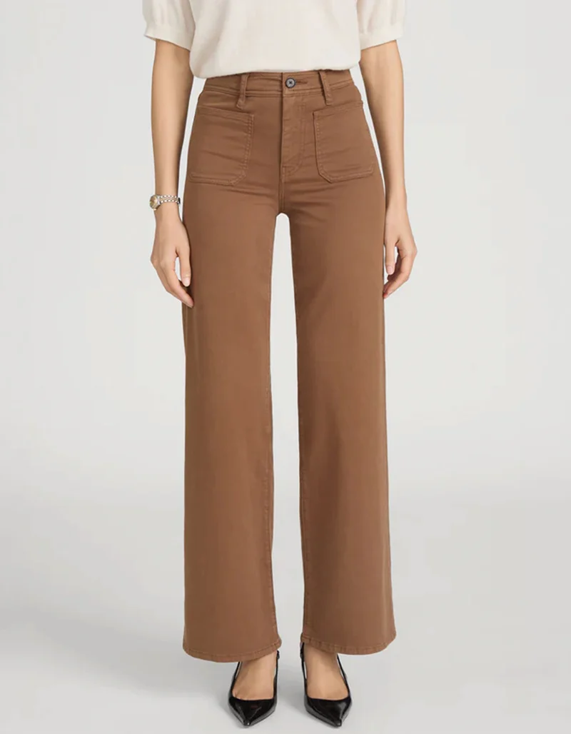 High-Rise Wide-Leg Jeans Le Slim Palazzo Harbor