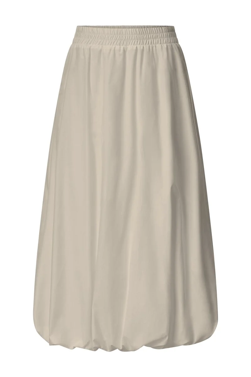 Rich & Royal Damen Baumwollrock im Balloon-Fit in caffee latte