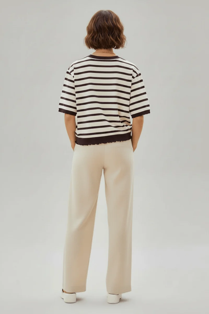 Rich & Royal Sweaty T-Shirt Damen – Oberteil mit Applikation in Mulberry