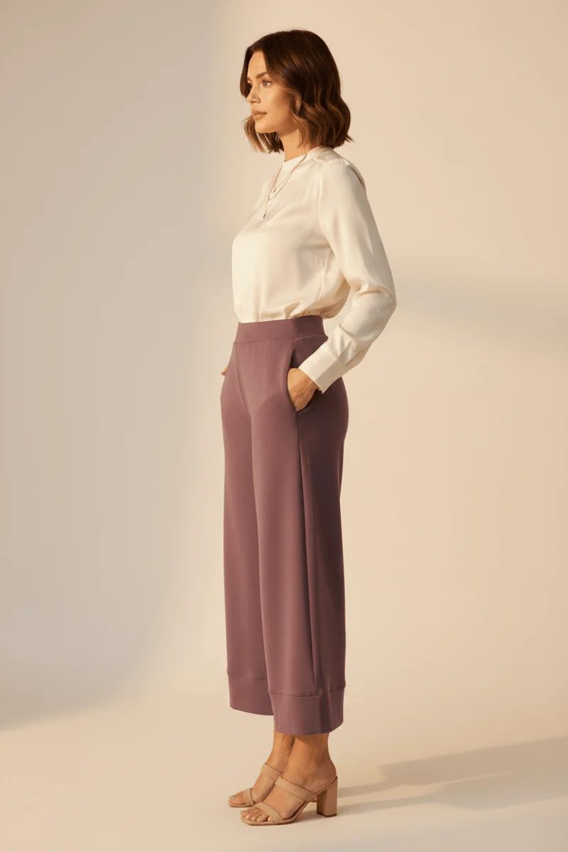 Rich & Royal T Peach Culotte Damen – Stilvoller Hosenrock in Mulberry