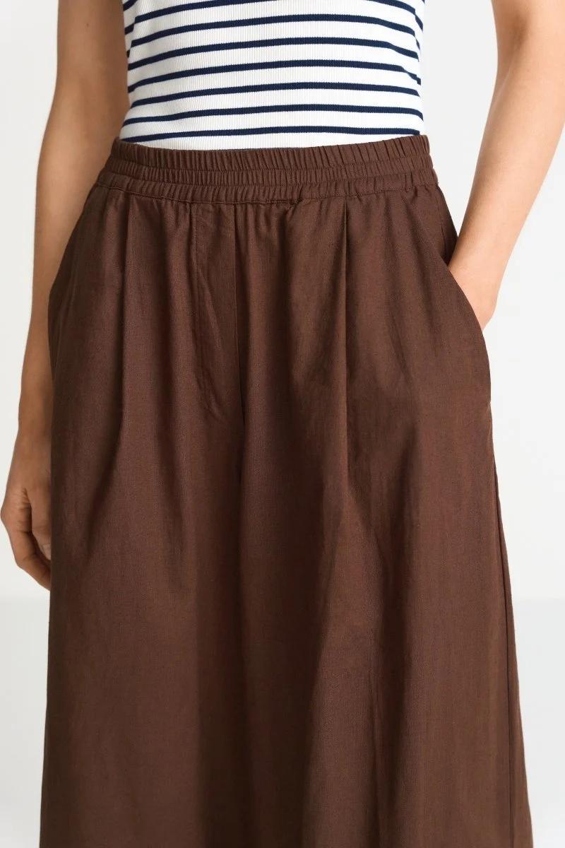 Rich & Royal Leinenhose Wide Leg für Damen