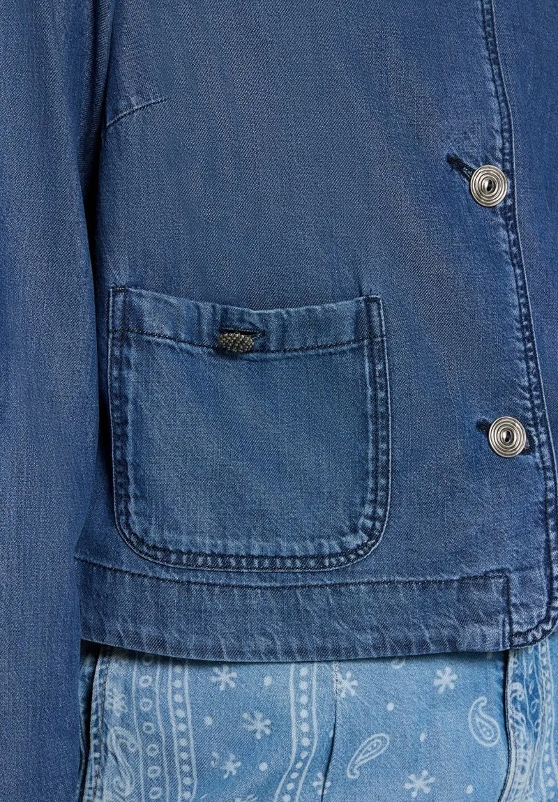 Cartoon Blazerjacke Kurz 1/1 Arm