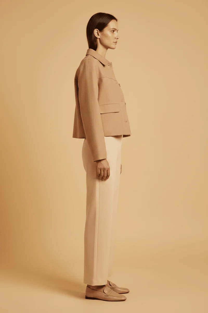 Cartoon Jacke Casual in der Farbe Sand
