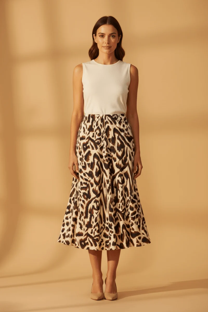 Cartoon Rock Lang Casual Animal Print