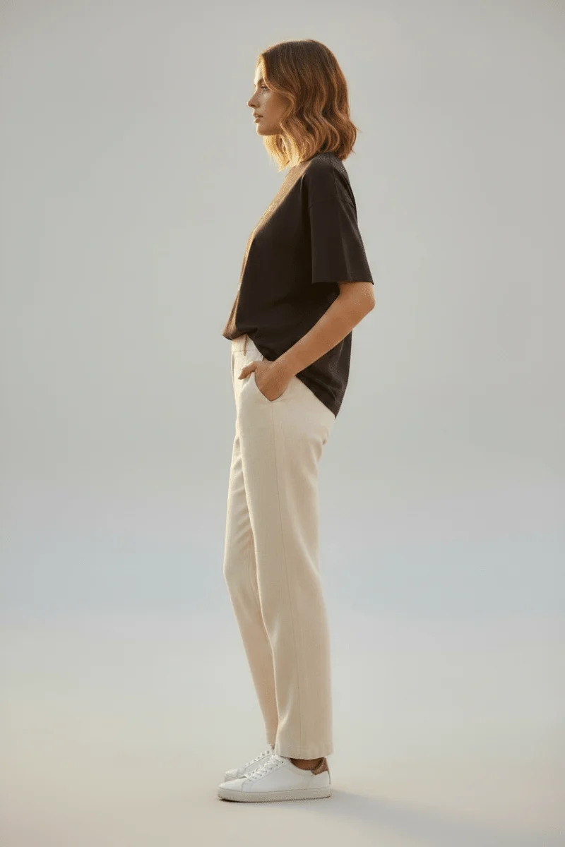 Herrlicher Stinella Jersey Shirt für Damen in Coffee