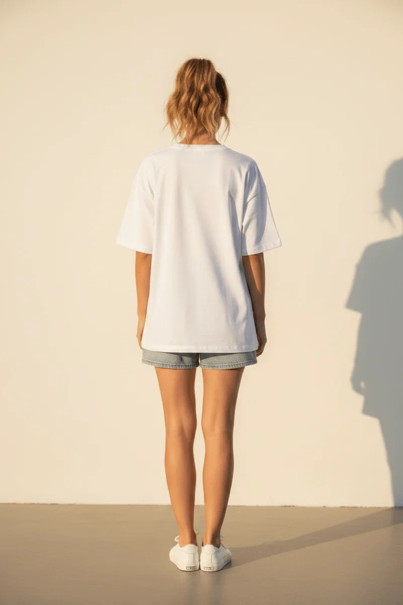 Herrlicher Stinella Jersey Garment Dyed Damenshirt in Weiß