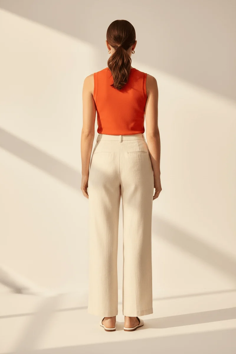 Rich & Royal Damen Scuba Top in lobster red