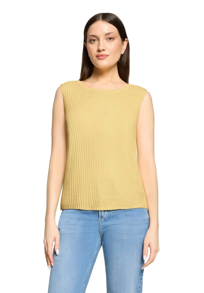 Cartoon Sweat Kurz ohne Arm in der Farbe Gelb