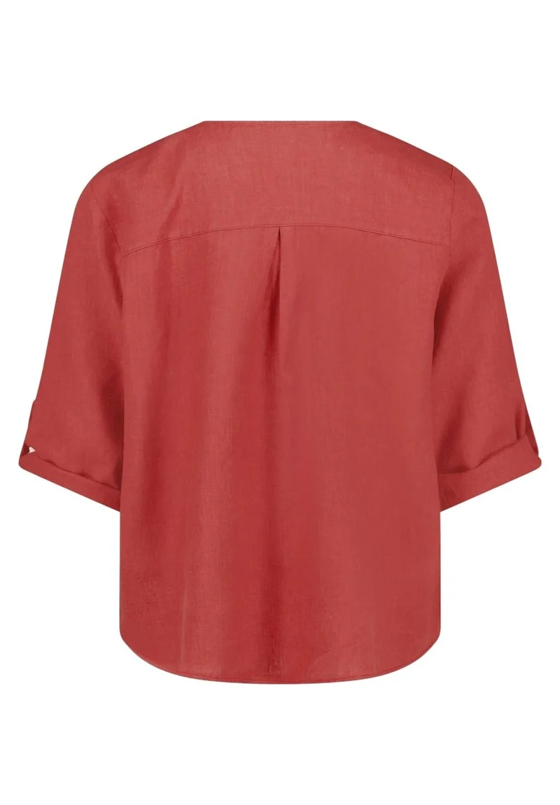 Cartoon Bluse Kurz 3/4 Arm in der Farbe Rot