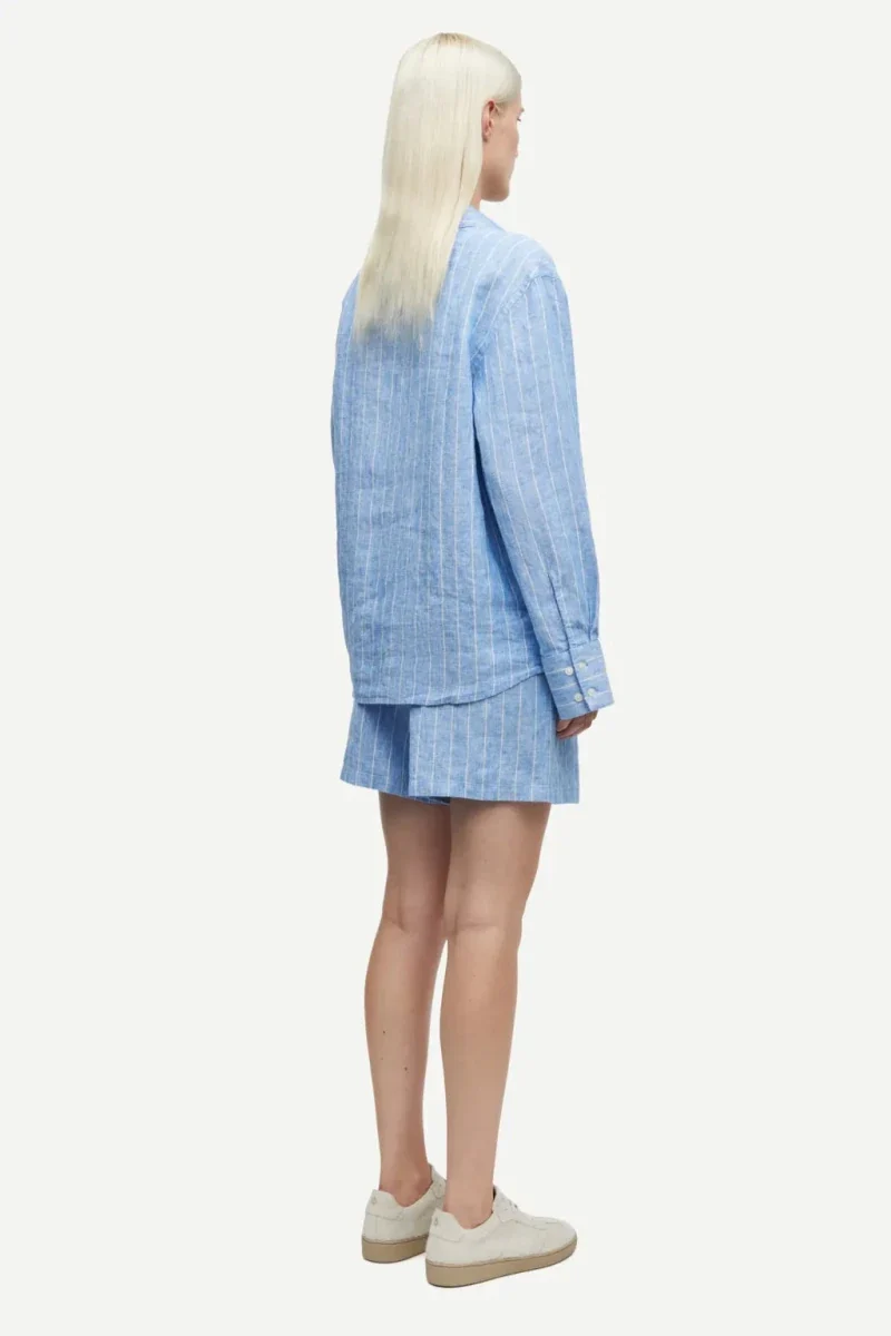 Samsoe Samsoe Sanot Bluse Blue Jasper Blau