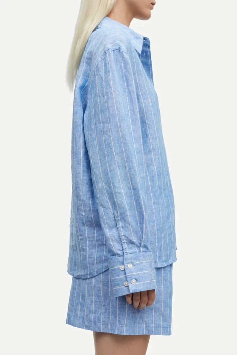 Samsoe Samsoe Sanot Bluse Blue Jasper Blau