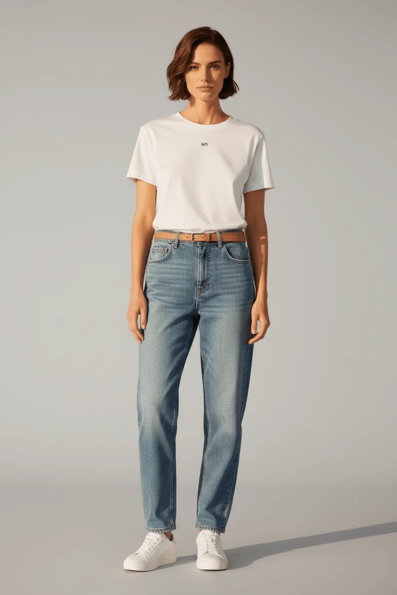 Mos Mosh MMLail O-SS Cherry Tee in deer Farbe White
