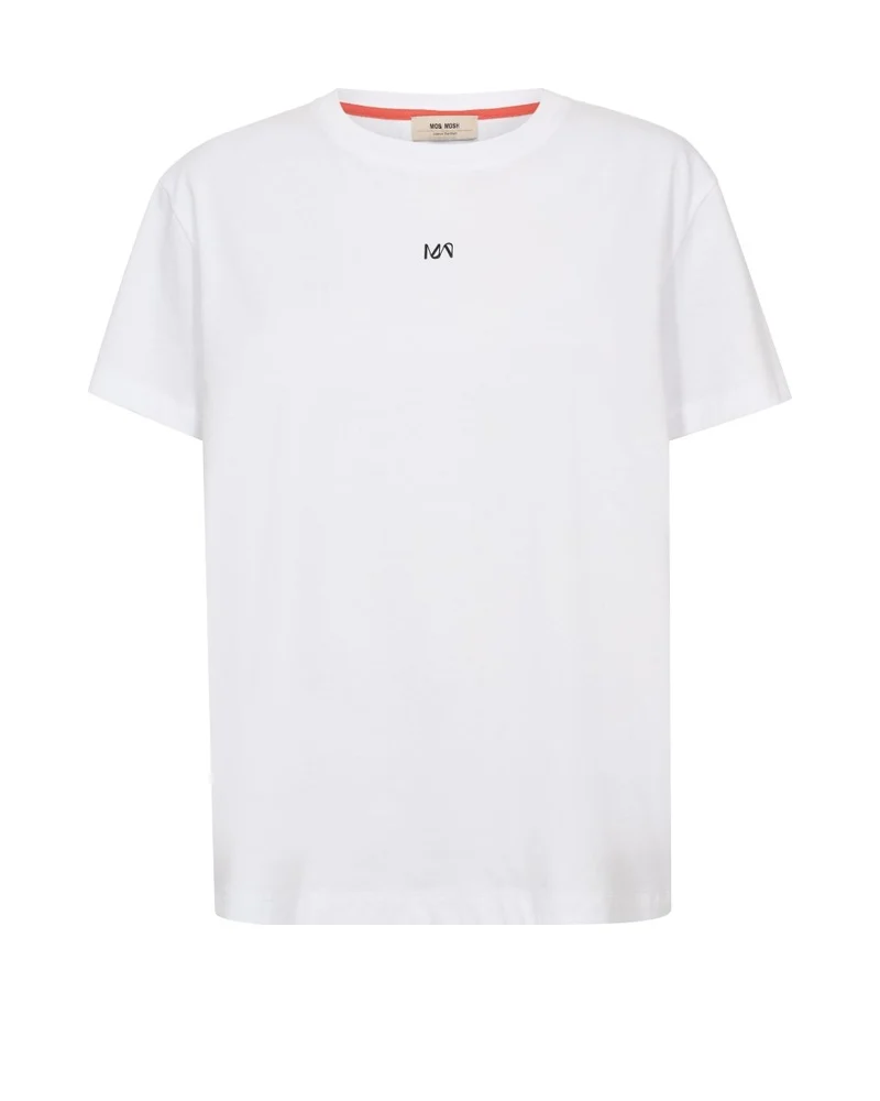 Mos Mosh MMLail O-SS Cherry Tee in deer Farbe White