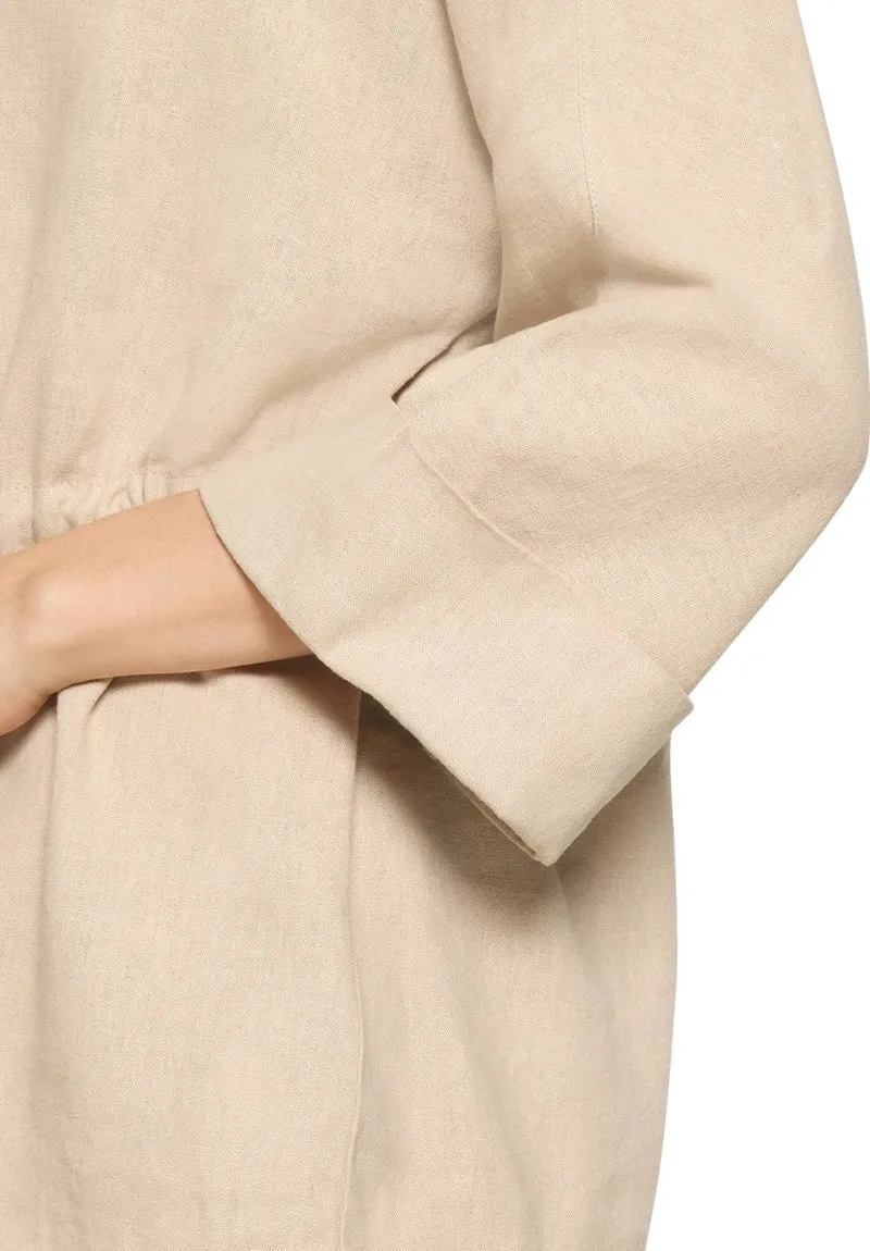 Cartoon Jacke Kurzarm in der Farbe Beige