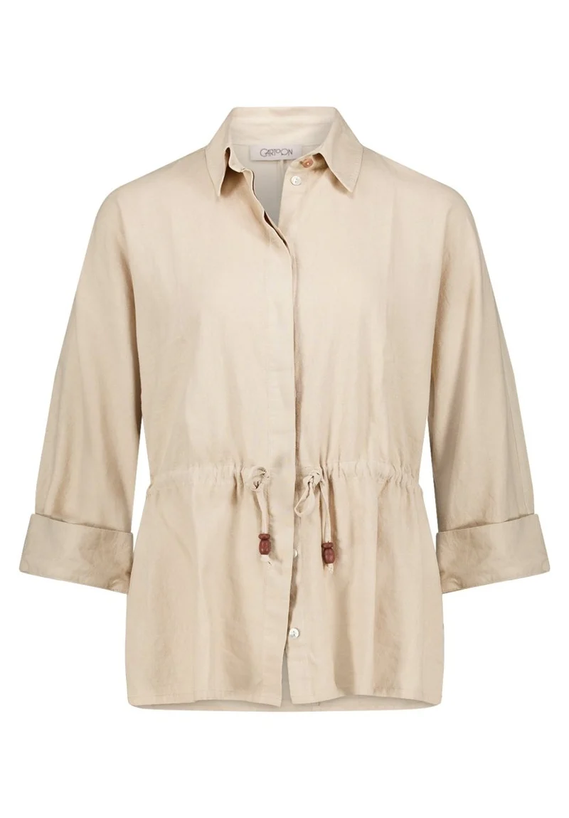 Cartoon Jacke Kurzarm in der Farbe Beige