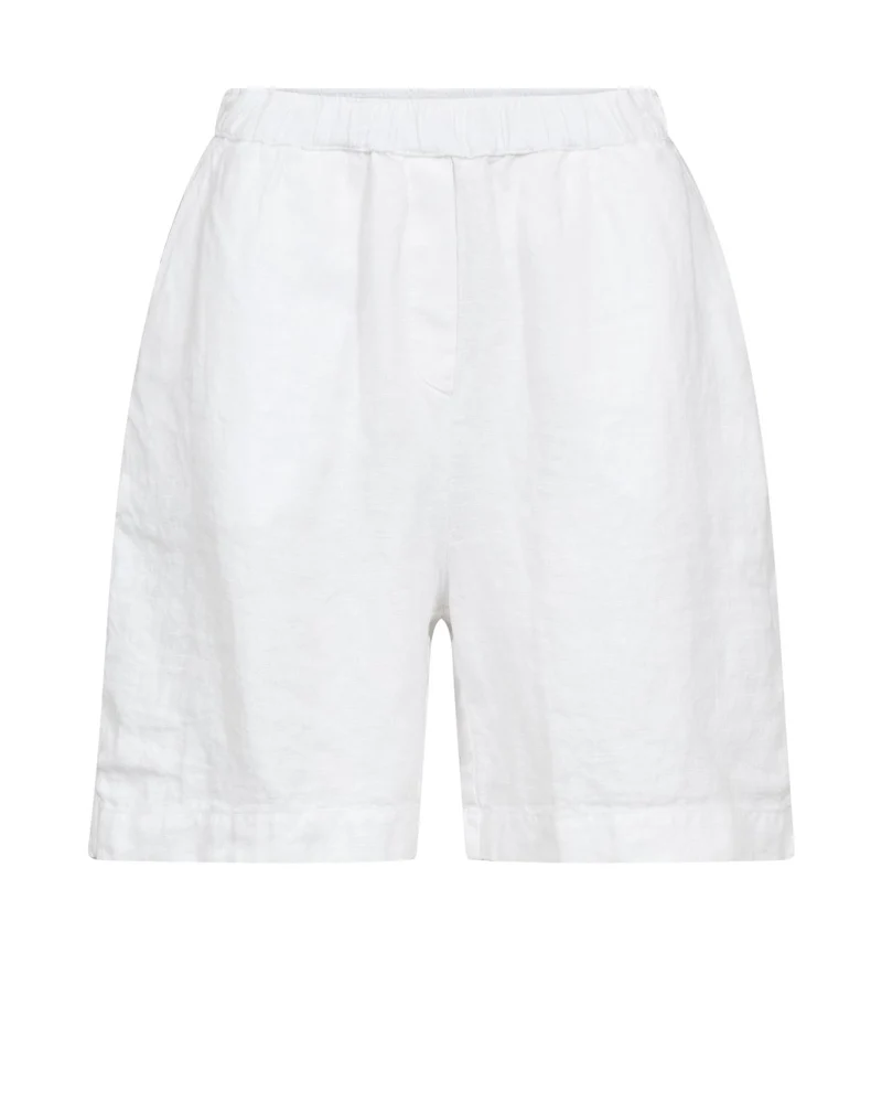 Mos Mosh MMEmmie Leinen Bermuda Shorts in der Farbe Weiß