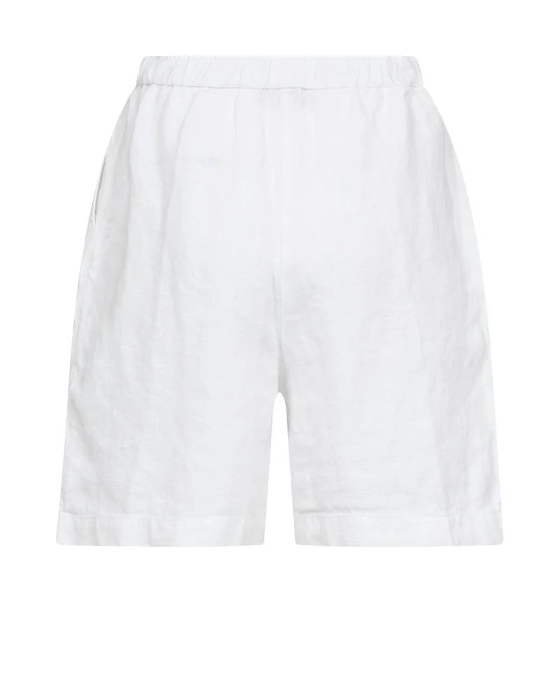 Mos Mosh MMEmmie Leinen Bermuda Shorts in der Farbe Weiß