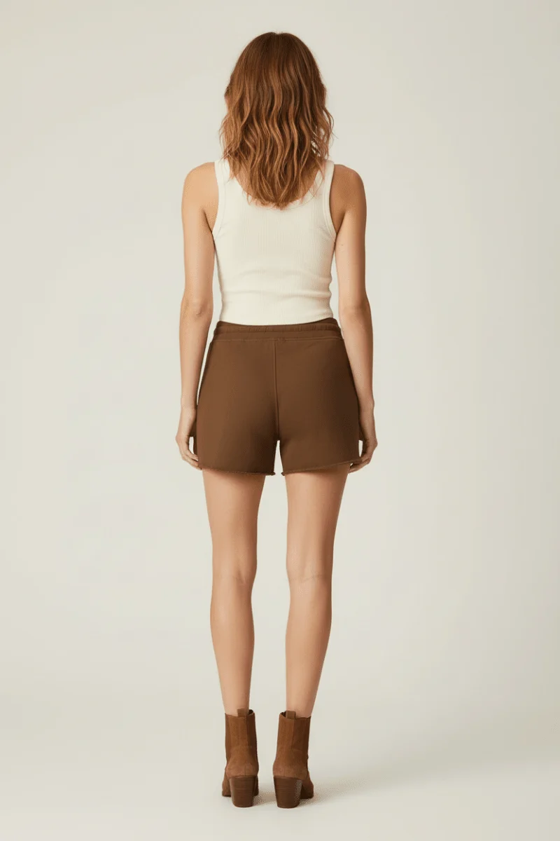 Rich & Royal Sweat Shorts in der Farbe coconut bark
