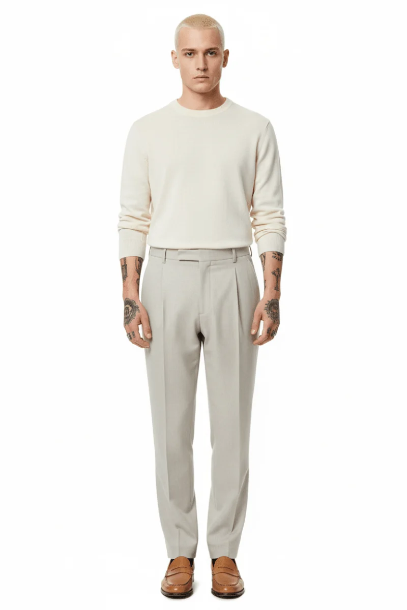 Strellson Classic Trousers Lois4 in der Farbe Silver